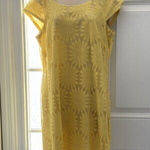 Yellow Lace Dress by rabbit rabbit rabbit